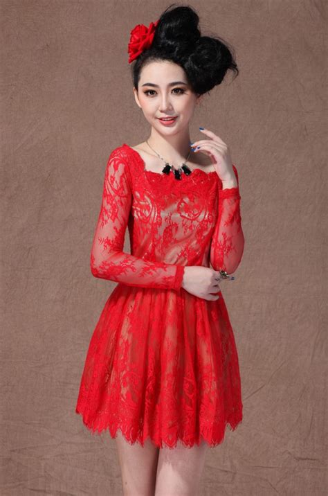 Red Lace Dress | DressedUpGirl.com