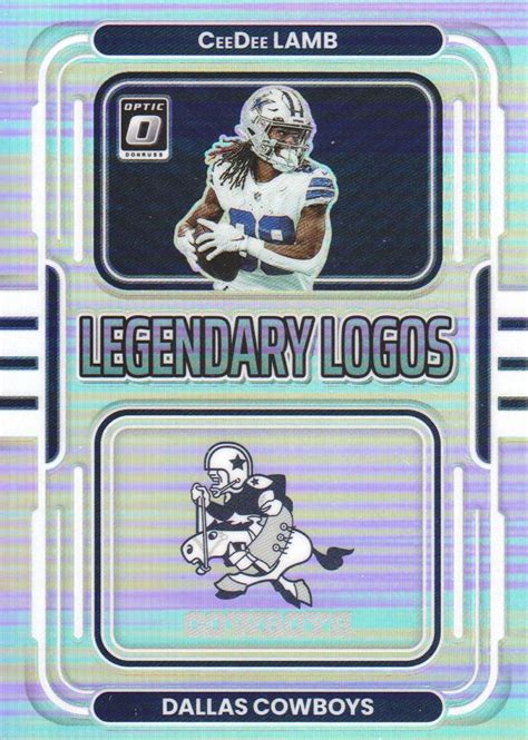 2022 Donruss Optic Legendary Logos 13 CeeDee Lamb LL NM MT