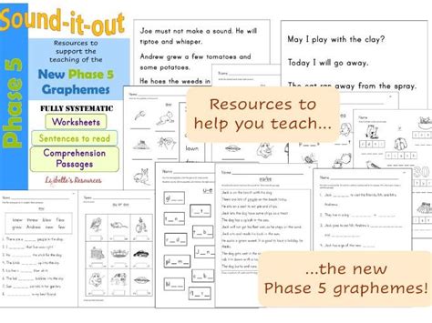 Phase 5 Phonics Worksheets