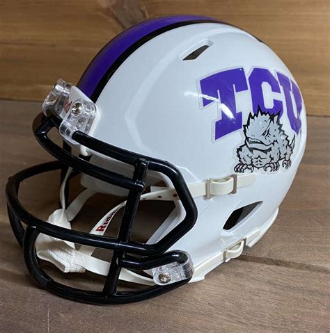 Texas Christian University (TCU) Horned Frogs Riddell Mini Football Helmet - 417 Helmets