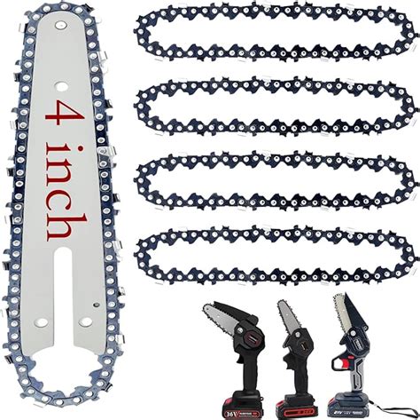 Amazon 5 Pieces 4 Inch Mini Chainsaw Chain With Replacement Saw