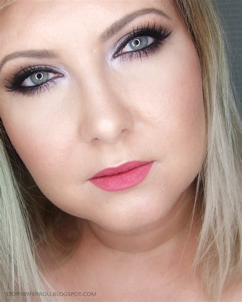 Ferrou Makeup Blog makijaż kosmetyki Szarości na oczach Prosty