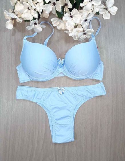 Conjunto De Lingerie B Sico De Suti C Bojo E Calcinha Trad Heisig