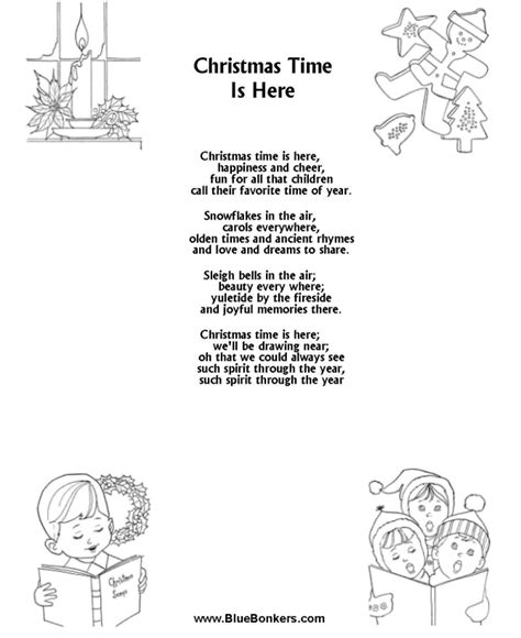 BlueBonkers: Christmas Time is Here, Free Printable Christmas Carol ...