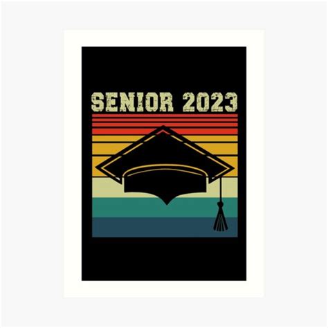 Senior 2023 Vintage Graduation 2023 Art Print For Sale By Synyster10