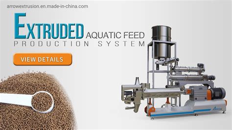 Automatic Floating Fish Feed Processing Plant Fish Food Making