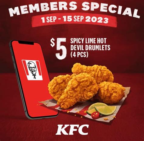 KFC App Deals Promotion (1 Sep 2023 - 15 Sep 2023)