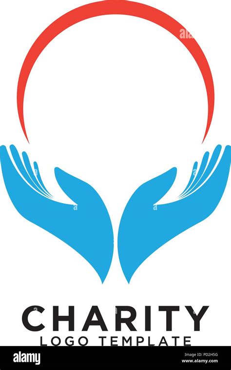 Illustration Of Charity Logo Design Template Logo Icons