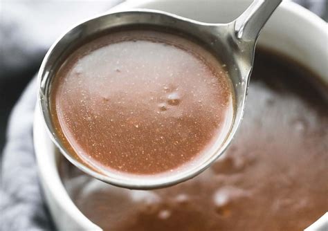 La Meilleure Recette De Sauce Brune Maison Prêt En 10 Minutes