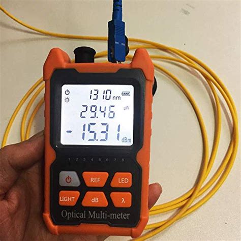 D Yedemc Fiber Optic Cable Tester Portable Optical Fiber Power Meter Fc