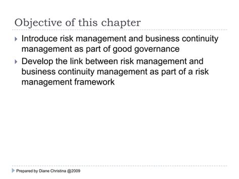 Business Continuity Management Ppt