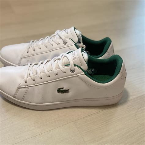 Lacoste White Leather Men’s Sneakers Hydez 118 Mens... - Depop