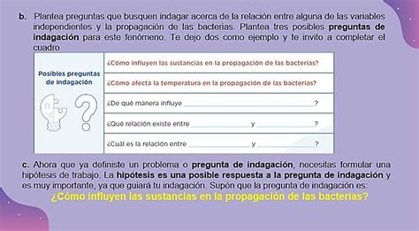 Plantea tres posibles preguntas de indagación para este fenómeno Te