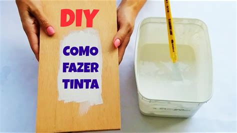 Como Fazer Tinta Caseira Youtube