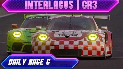 Gt Sport Daily Race C At Interlagos With Porsche Rsr Youtube