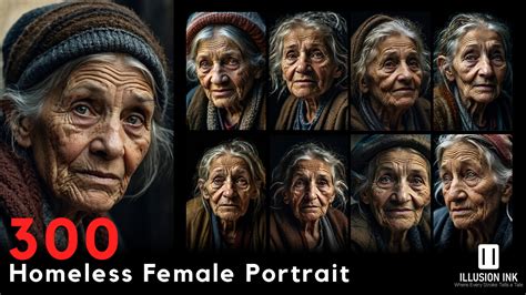 ArtStation - 300 Homeless Female Portrait | 8K | Artworks