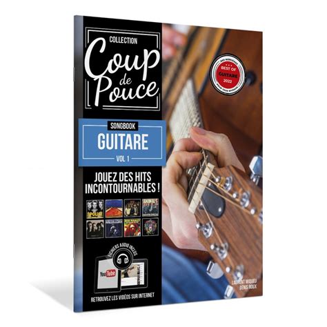 Coup De Pouce Songbook Guitare Vol Une S Lection De Morceaux Connus