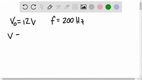 SOLVED Write An Expression For The Output Voltage Of An Ac Source That