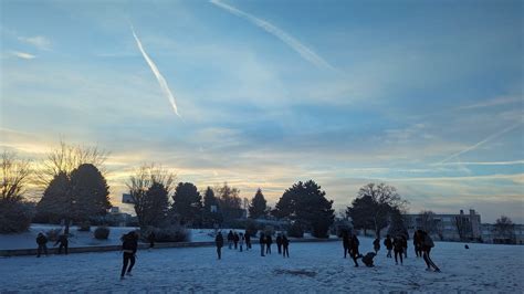 Une journée enneigée au Thelle Collège du Thelle