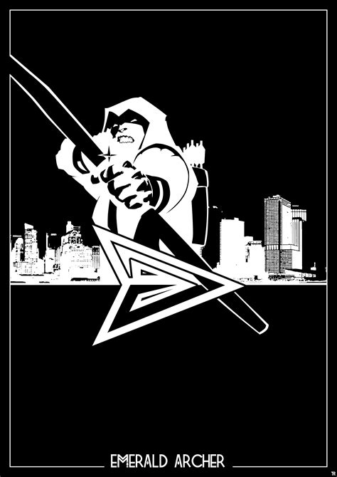 Green Arrow Silhouette by R0mainT on DeviantArt