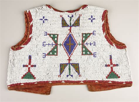 A SIOUX BOY S BEADED HIDE VEST C 1890 American Indian Lot