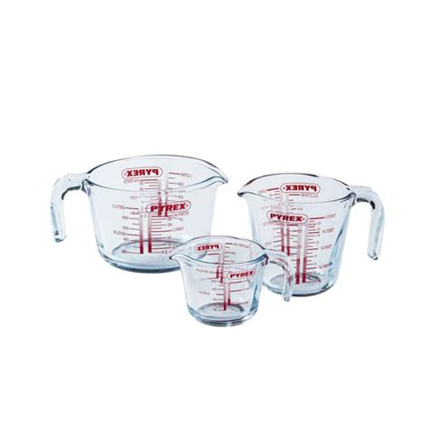 Glassware Pyrex Classic Prepware Measure Jug With Lid 1l Tableware