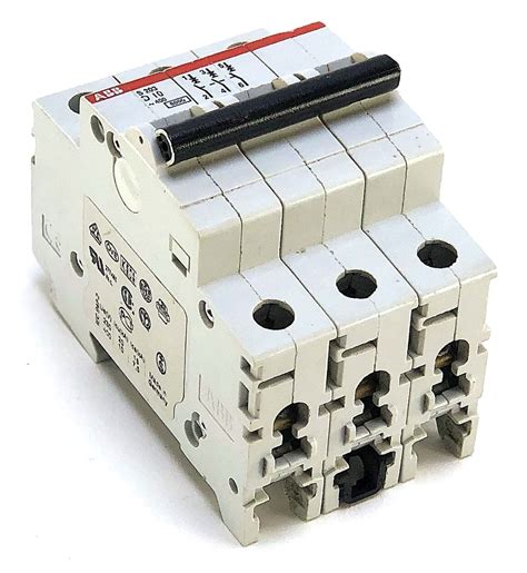 ABB S203 D10 3 Pole 10 277 480 Vac Circuit Breaker Electrical