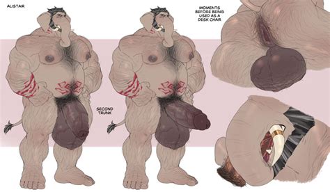 Rule 34 Alistair Ghangaji Anthro Anus Ass Balls Bara Beard Big