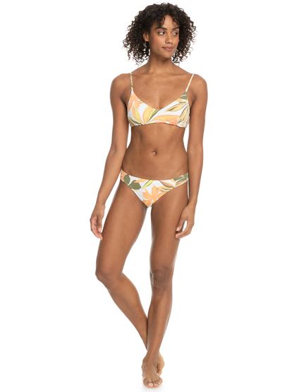 Printed Beach Classics Moderate Bikini Bottoms For Women Roxy