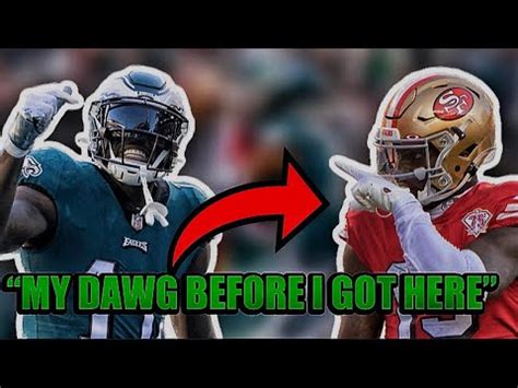 Eagles AJ Brown DEFEND Deebo Samuel Desean Jackson Believe In Jalen