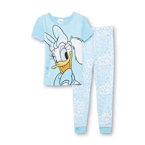 Disney Infant And Toddler Girls 2 Pairs Pajamas Daisy Duck And Minnie Mouse