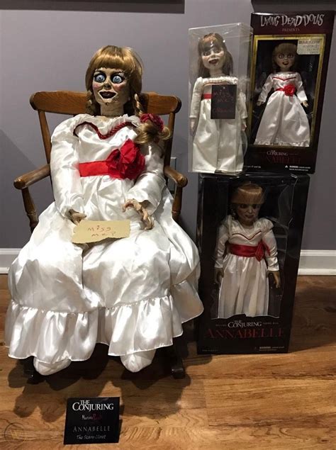 The Conjuring ANNABELLE Replica Doll Lot 18in 10in PROMO Living Dead ...