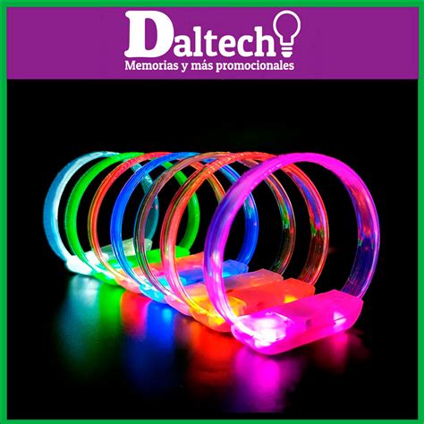 Ld Pulsera Audior Tmica Transparente Activada Por Sonido Daltech