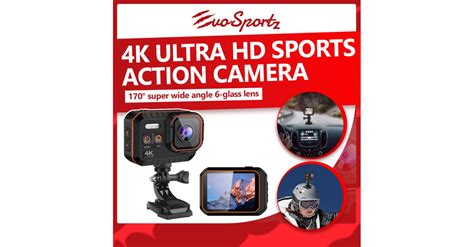 4K Ultra HD Sports Action Camera | EvoSportz Singapore