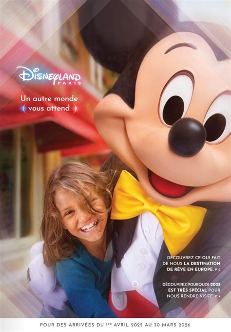 La Brochure De Disneyland Paris Est Disponible Disneyphile