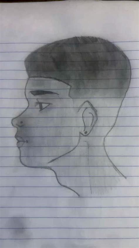 Side profile drawing | Profile drawing, Drawings, Side profile