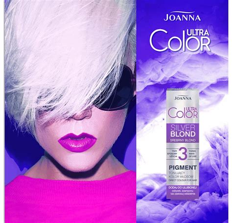 Joanna Ultra Color Hair Pigment Toning Colour Toner Silver Pink Blond