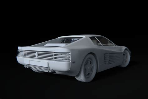 Ferrari Testarossa 3d Model Cgtrader