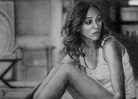 Zoe Saldana by gehennavb on DeviantArt