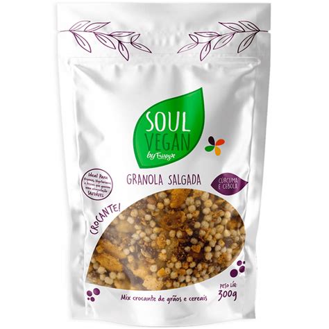 Granola Salgada Sabor C Rcuma E Cebola G No Atacado