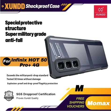 Infinix HOT 50 Pro 4G Hot 50 4G XUNDD Beatle Series Airbag Shockproof Case Lazada PH