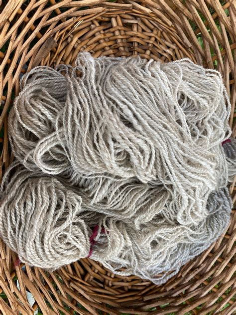 Shetland Handspun Yarn Cozy Soft Wool Yarn Cream Shetland Etsy