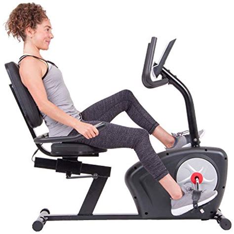 Body Champ Magnetic Recumbent Bike, Low-Impact Gym Equipment for Home