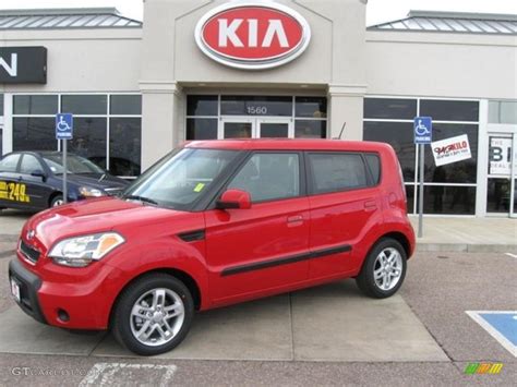 2010 Molten Red Kia Soul 7701059 Car Color Galleries