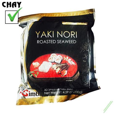 Rong biển Yaki Nori Gold 50 lá 130g Shopee Việt Nam