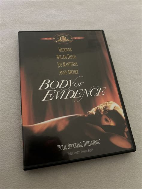 Body Of Evidence Dvd 2002 Unrated And R Rated Versions 27616876560