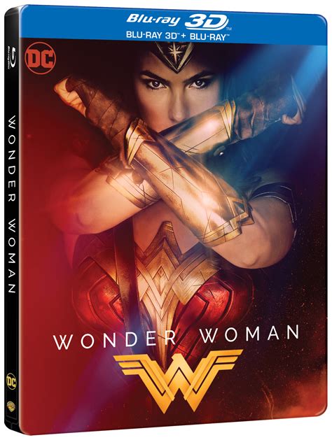 Wonder Woman 3D Steelbook Blu Ray Disc Wonder Woman Patty Jenkins