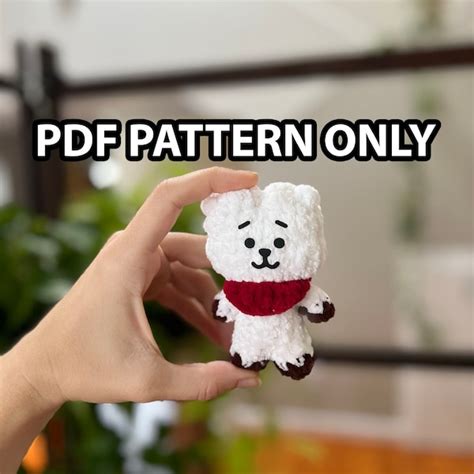 Rj Bts Crochet Pattern Etsy