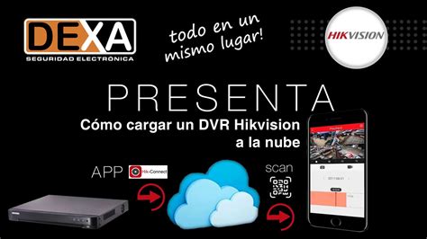 Como cargar un DVR HIKVISION a la APP HIK CONNECT Mirar las cámaras