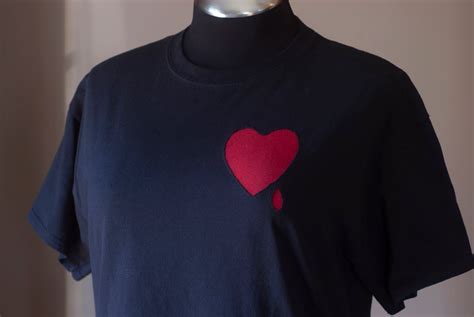 Bleeding Heart Shirt Easy Appliqué That Can Be Made On Any Sewing Machine